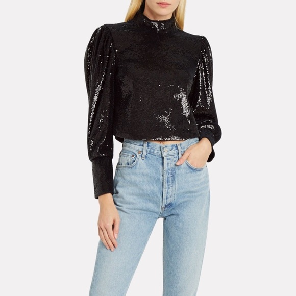 A.L.C. Margaret sequin top - Picture 2 of 9